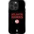 NBA Atlanta Hawks Standard - Black iPhone 15 Pro Impact Case