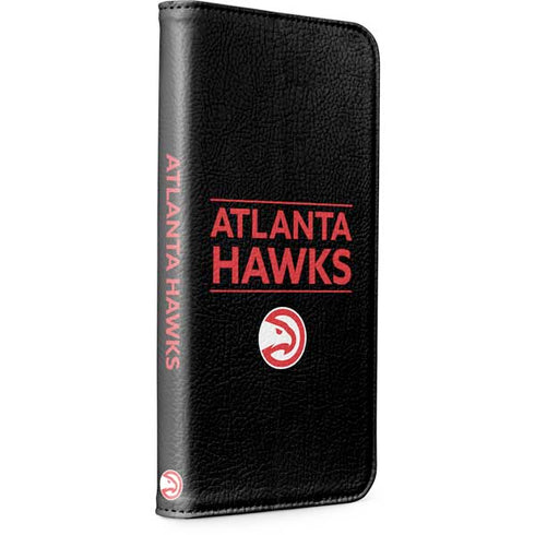 NBA Atlanta Hawks Standard - Black iPhone 15 Pro Max Folio Case