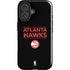 NBA Atlanta Hawks Standard - Black iPhone 16 Impact Case