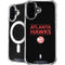 NBA Atlanta Hawks Standard - Black iPhone 16 MagSafe Case
