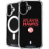 NBA Atlanta Hawks Standard - Black iPhone 16 MagSafe Case