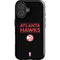 NBA Atlanta Hawks Standard - Black iPhone 16 Plus Impact Case