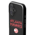 NBA Atlanta Hawks Standard - Black iPhone 16 Plus Impact Case