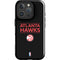NBA Atlanta Hawks Standard - Black iPhone 16 Pro Impact Case