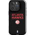 NBA Atlanta Hawks Standard - Black iPhone 16 Pro Impact Case