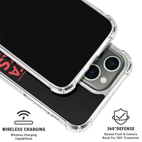 NBA Atlanta Hawks Standard - Black iPhone 16 Pro Max Clear Case