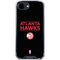 NBA Atlanta Hawks Standard - Black iPhone 16e Clear Case