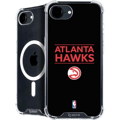 NBA Atlanta Hawks Standard - Black iPhone 16e MagSafe Case