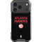NBA Atlanta Hawks Standard - Black iPhone 18 Pro Clear Case