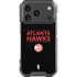 NBA Atlanta Hawks Standard - Black iPhone 18 Pro Clear Case