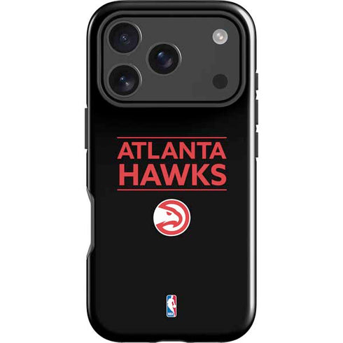 NBA Atlanta Hawks Standard - Black iPhone 18 Pro Impact Case