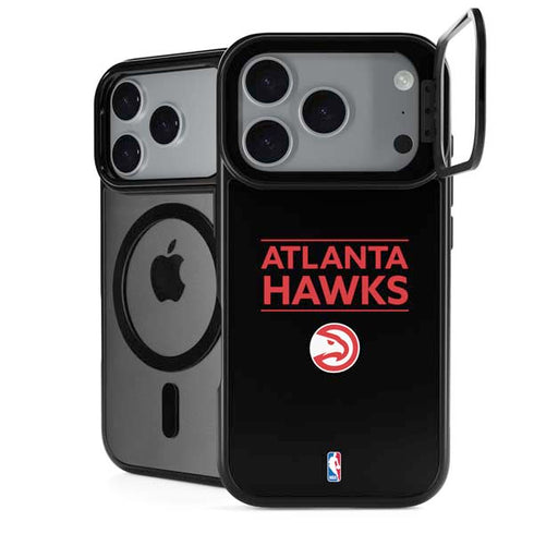 NBA Atlanta Hawks Standard - Black iPhone 18 Pro Max Kickstand Case