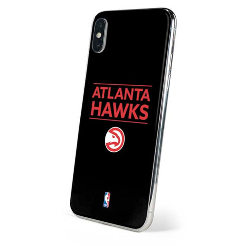NBA Atlanta Hawks Standard - Black iPhone XS Max Skin