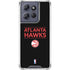NBA Atlanta Hawks Standard - Black Moto G 5G (2025) Clear Case