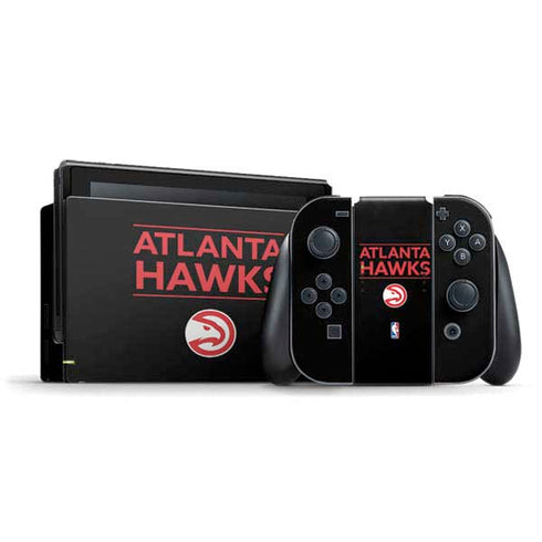NBA Atlanta Hawks Standard - Black Nintendo Skins