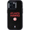 NBA Atlanta Hawks Standard - Black Otterbox Defender iPhone Skin