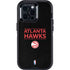 NBA Atlanta Hawks Standard - Black Otterbox Defender iPhone Skin