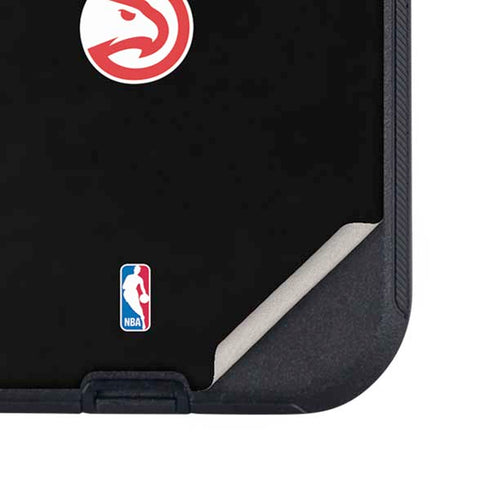 NBA Atlanta Hawks Standard - Black Otterbox Defender iPhone Skin