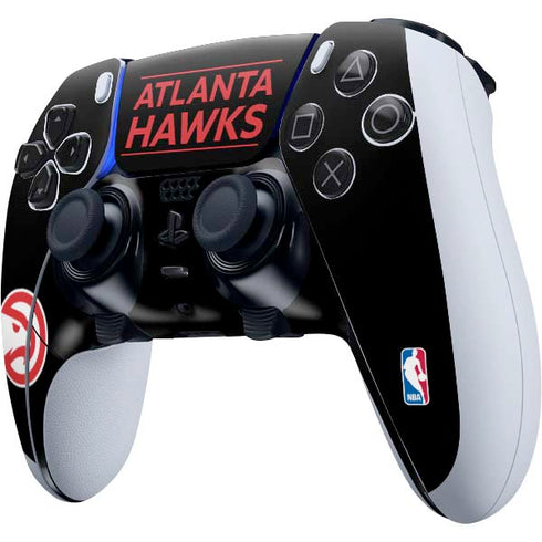 NBA Atlanta Hawks Standard - Black PS5 DualSense Edge Pro Controller Skin