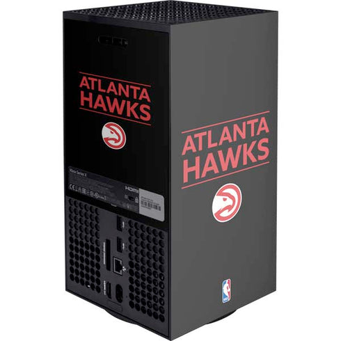 NBA Atlanta Hawks Standard - Black XBox Series X Digital Edition Console Skin