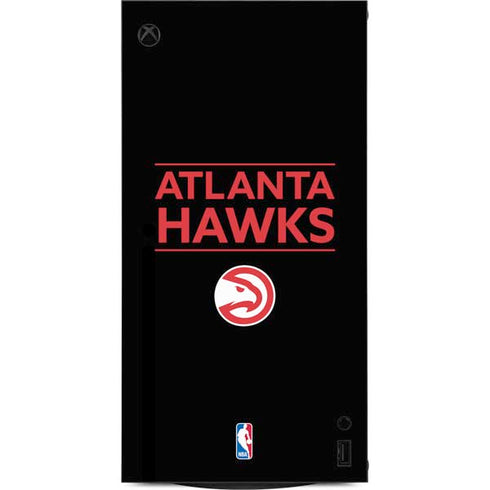 NBA Atlanta Hawks Standard - Black XBox Series X Digital Edition Console Skin
