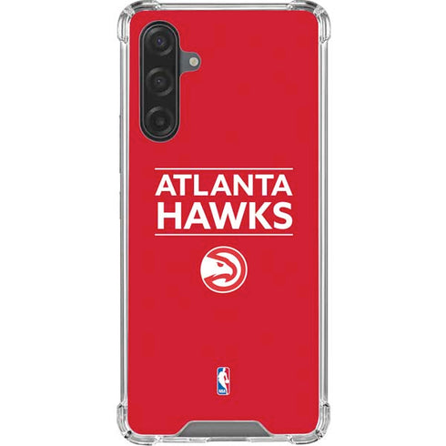 NBA Atlanta Hawks Standard - Red Galaxy A17 Clear Case