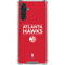 NBA Atlanta Hawks Standard - Red Galaxy A17 Clear Case