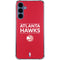 NBA Atlanta Hawks Standard - Red Galaxy A35 5G Clear Case