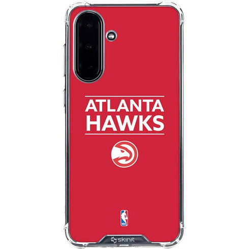 NBA Atlanta Hawks Standard - Red Galaxy A36 5G Clear Case