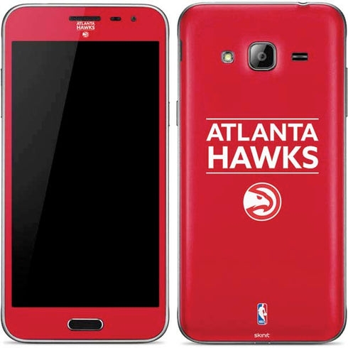 NBA Atlanta Hawks Standard - Red Galaxy J3 Skin