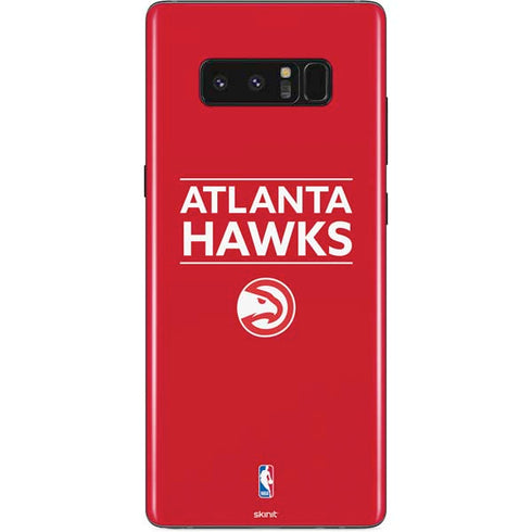 NBA Atlanta Hawks Standard - Red Galaxy Note 8 Skin