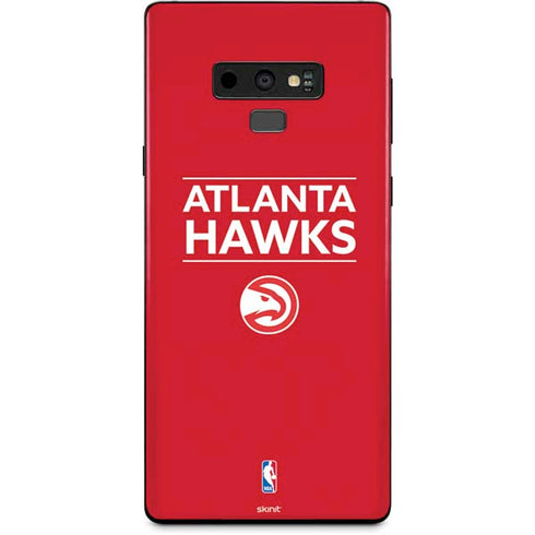NBA Atlanta Hawks Standard - Red Galaxy Note 9 Skin