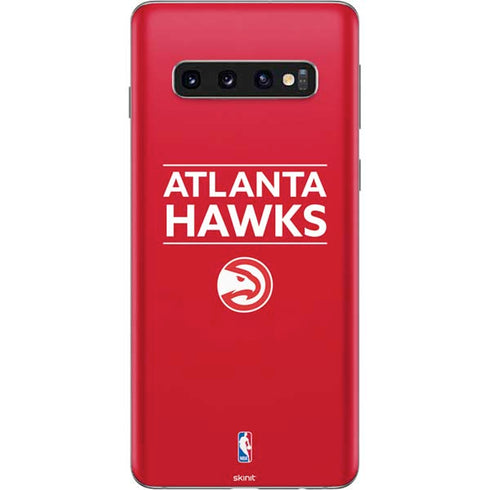 NBA Atlanta Hawks Standard - Red Galaxy S10 Skin