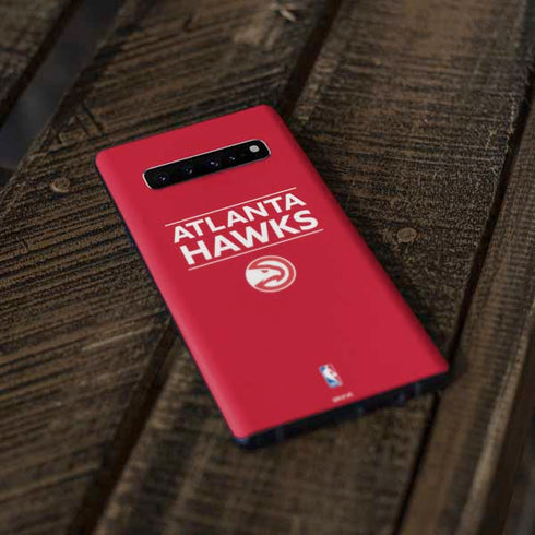 NBA Atlanta Hawks Standard - Red Galaxy S10 Skin
