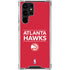 NBA Atlanta Hawks Standard - Red Galaxy S23 Ultra Clear Case