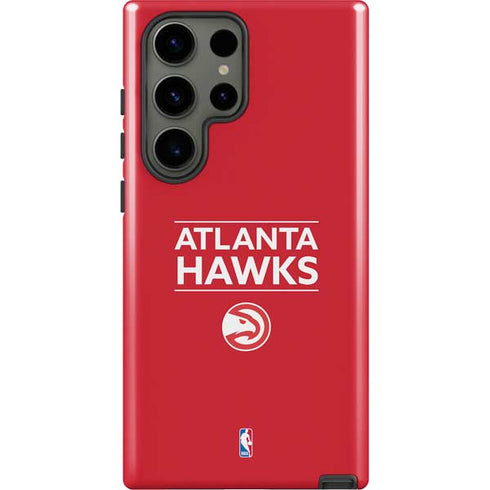 NBA Atlanta Hawks Standard - Red Galaxy S23 Ultra Pro Case
