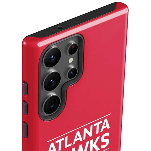 NBA Atlanta Hawks Standard - Red Galaxy S23 Ultra Pro Case