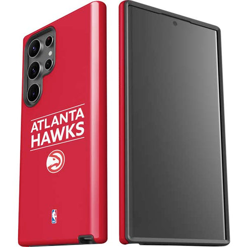 NBA Atlanta Hawks Standard - Red Galaxy S23 Ultra Pro Case