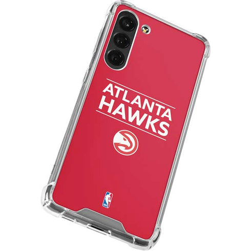 NBA Atlanta Hawks Standard - Red Galaxy S24 FE Clear Case