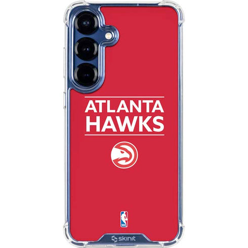 NBA Atlanta Hawks Standard - Red Galaxy S25 Clear Case