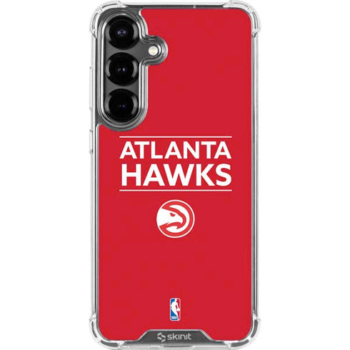 NBA Atlanta Hawks Standard - Red Galaxy S26 Clear Case