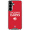 NBA Atlanta Hawks Standard - Red Galaxy S26 Clear Case