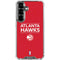 NBA Atlanta Hawks Standard - Red Galaxy S26 Plus Clear Case