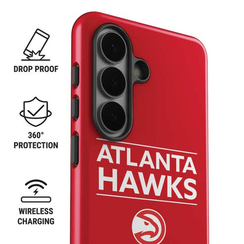 NBA Atlanta Hawks Standard - Red Galaxy S26 Plus Impact Case