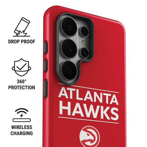 NBA Atlanta Hawks Standard - Red Galaxy S26 Ultra Impact Case