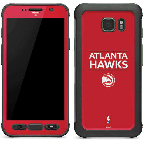 NBA Atlanta Hawks Standard - Red Galaxy S7 Active Skin