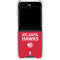 NBA Atlanta Hawks Standard - Red Galaxy Z Flip6 Clear Case