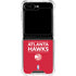 NBA Atlanta Hawks Standard - Red Galaxy Z Flip6 Clear Case