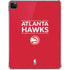 NBA Atlanta Hawks Standard - Red iPad Pro 11in (2024) Clear Case