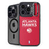 NBA Atlanta Hawks Standard - Red iPhone 14 Pro Kickstand Case